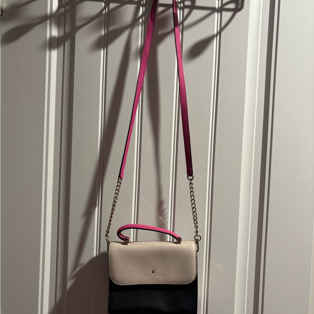 Stylish Two-Tone Crossbody Bag